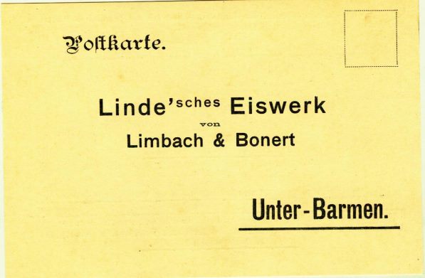 Postkarte Unter Barmen