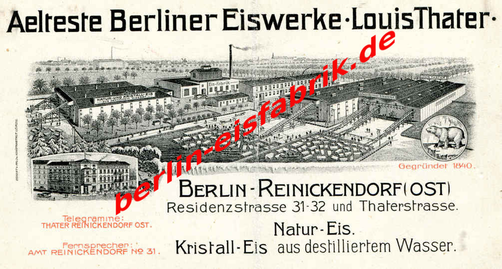 Aelteste Berliner Eiswerke, Louis Thater